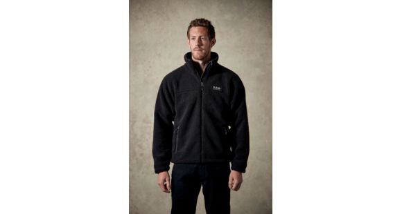 Rab Double Pile Jacket - Men's, Black, 2X Large, QFC-20-BL-XXL