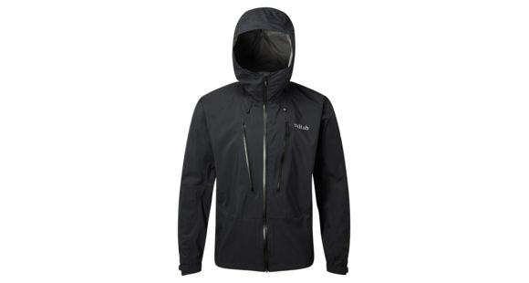 Rab Downpour Alpine Jacket - Men's, Black, Large, QWF-71-BL-L-DEMO