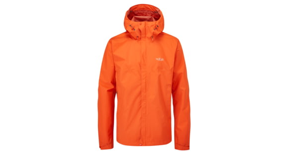 Rab Downpour Eco Jacket - Mens, Firecracker, 2XL, QWG-82-FC-XXL