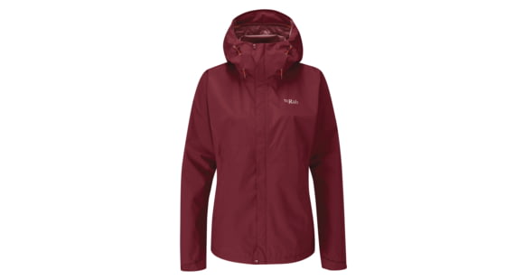 Rab Downpour Eco Jacket - Women's, Deep Heather, 18, QWG-83-HD-18