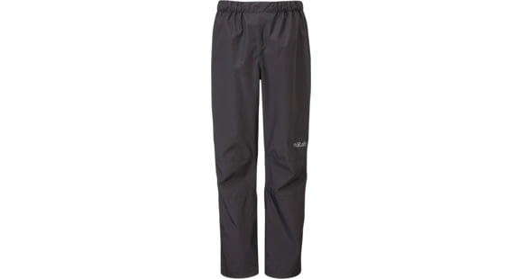 Rab Downpour Eco Pants - Women's, Black, 8, Short, QWG-85-BL-08-XS