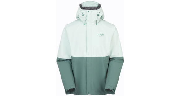 Rab Downpour Jacket - Men's, Sage, Medium, QWI-06-CMS-MED