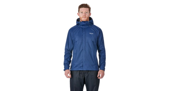 Rab Downpour Jacket - Men's, Twilight, 2XL, QWF-61-TW-XXL