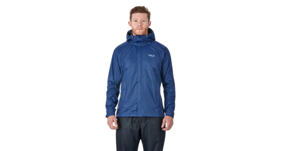 Rab Downpour Jacket - Men's, Twilight, Extra Large, QWF-61-TW-XL