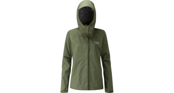 Rab Downpour Jacket - Women's, Field Green, Large