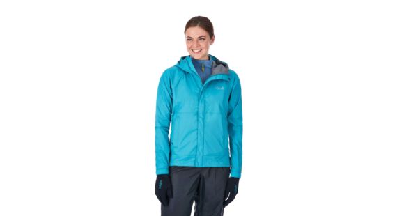 Rab Downpour Jacket - Women's, Tasman, 12, QWF-63-TA-12