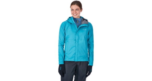 Rab Downpour Jacket - Women's, Tasman, 18, QWF-63-TA-18