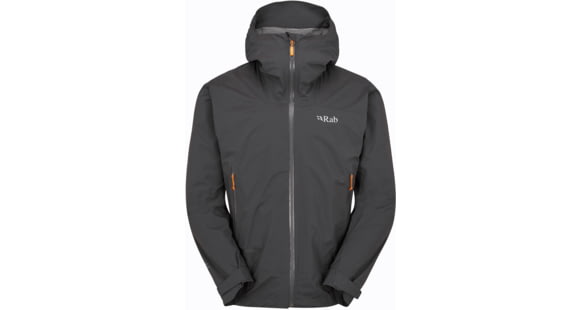 Rab Downpour Light Jacket - Men's, Anthracite, Large, QWG-90-ANT-LRG