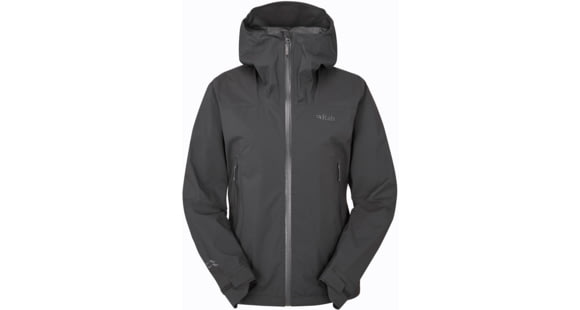 Rab Downpour Light Jacket - Women's, Anthracite, 10/Small, QWG-91-ANT-10