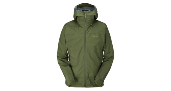 Rab Downpour Plus 2.0 Jacket - Men's, Bracken, Large, QWG-78-BRK-LRG