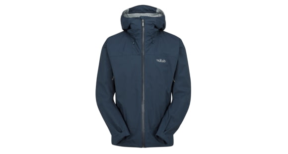Rab Downpour Plus 2.0 Jacket - Men's, Tempest Blue, Medium, QWG-78-TMB-MED