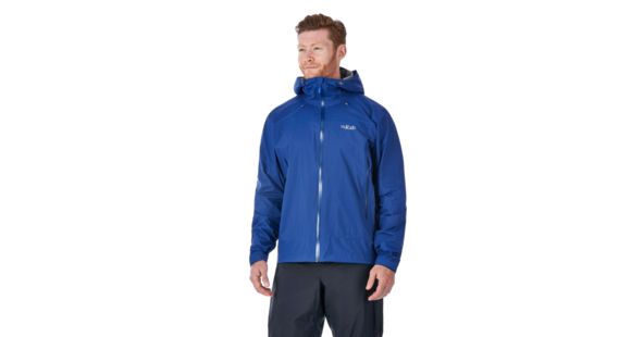 Rab Downpour Plus Jacket - Men's, Blueprint, Large, QWF-67-BP-L