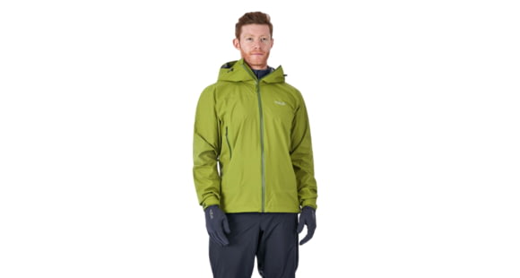 Rab Downpour Plus Jacket - Men's, Cactus, Large, QWF-67-CT-L