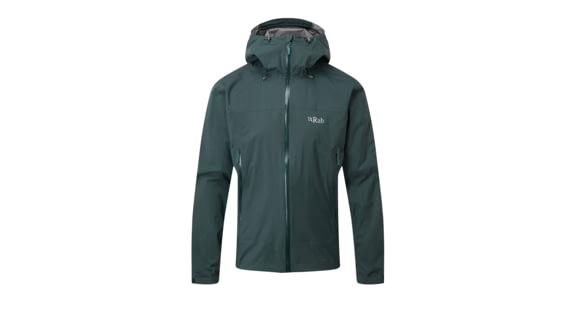 Rab Downpour Plus Jacket - Men's, Pine, Large, QWF-67-PI-L