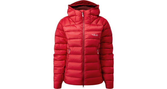 Rab Electron Pro Jacket - Women's, Ruby, 12, QDN-86-RU-12
