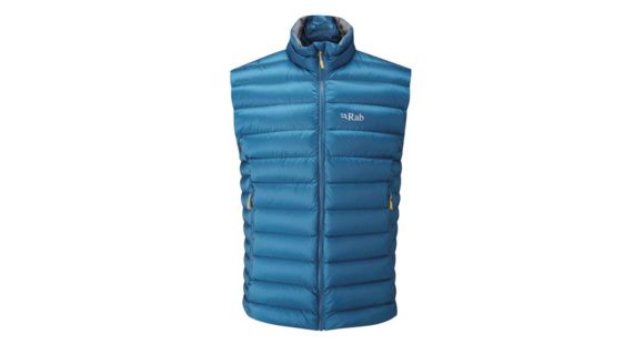 Rab Electron Vest - Men's, Ink/ Mimosa, Large, QDN-58-IK-L-DEMO