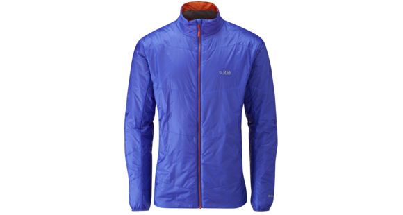 Shed, Rab Men's Ether X Jacket, Electric/Satsuma, Large, QIN-92-EL-L-DEMO