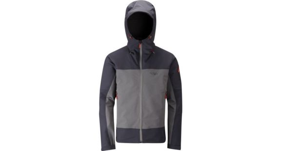 Rab Exodus Jacket - Men's, Beluga/Shark, Extra Small, QFS-70-BS-XS