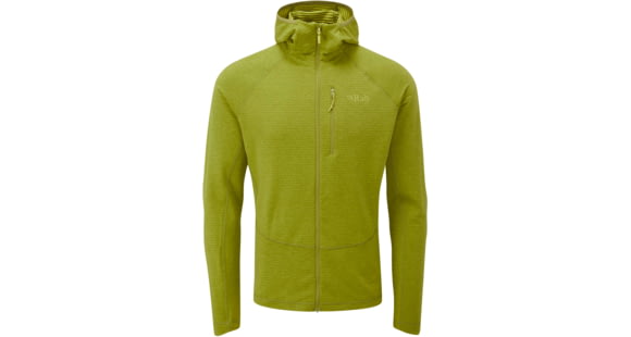 Rab Filament Hoody - Men's, Aspen Green/Zest, Small, QFF-10-AP-S