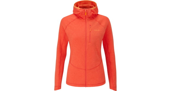 Rab Filament Hoody - Women's, Red Grapefruit/Paradise, 16, QFF-13-GF-16