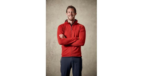 Rab Focus Hoody - Mens, Rust, Medium, QFA-96-RU-M