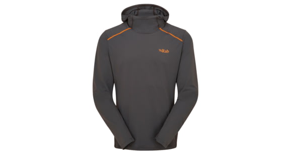 Rab Force Hoody - Men's, Graphene, Large, QBL-09-GRH-LRG