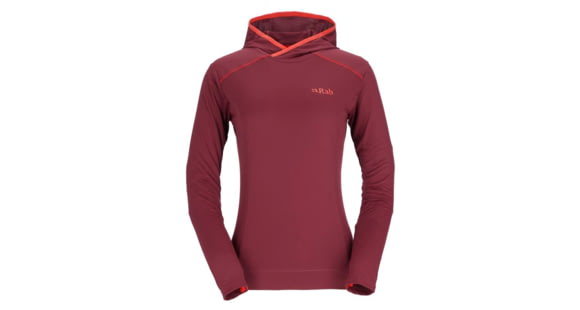 Rab Force Hoody - Women's, Deep Heather, 10, QBL-10-DEH-10