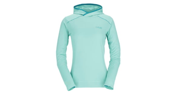 Rab Force Hoody - Women's, Meltwater, 8, QBL-10-MEL-08
