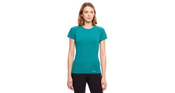 Rab Force SS Tee - Women's, Atlantis, 12, QBU-56-AT-12