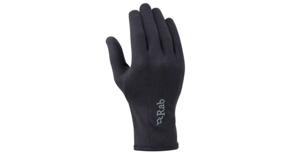 Rab Forge 160 Glove - Women's, Ebony, Large, QAH-75-EB-L