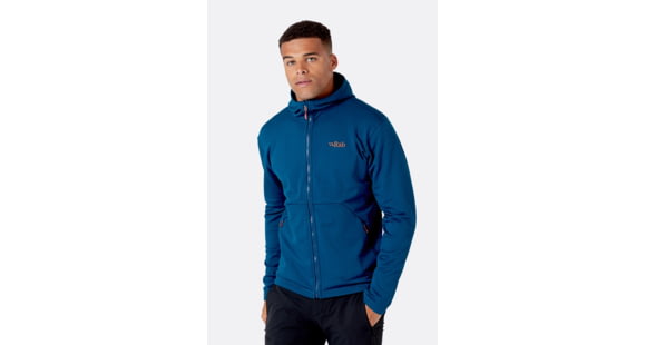 Rab Geon Hoody - Men's, Deep Ink/Ink Marl, Medium, QFE-93-DI-M