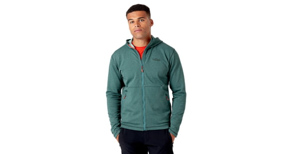 Rab Geon Hoody - Men's, Pine/Silverpine, Large, QFE-93-PI-L
