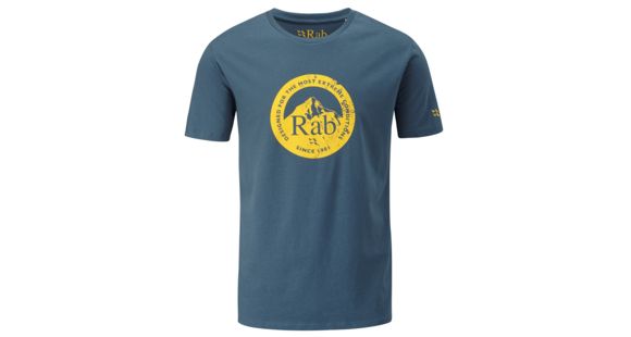 Rab Graphic T Peak Badge - Men's-Submarine-Medium