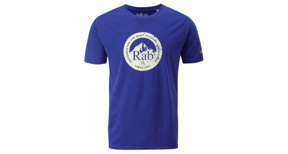 Rab Graphic T Peak Badge - Men's-Deep Royal-Large
