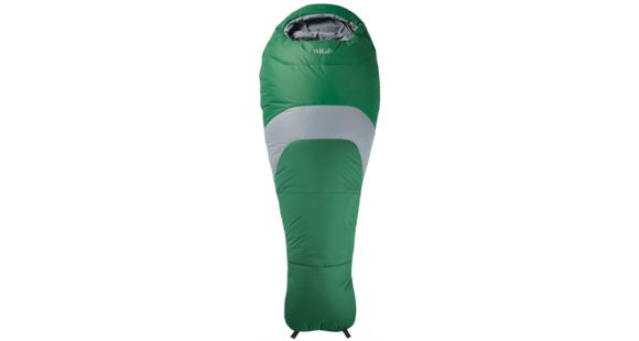 Rab Ignition 2 Sleeping Bag Synthetic, Moss, Long, QSG-55-LZ