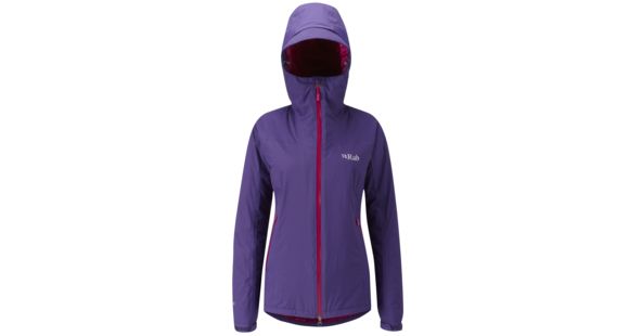 Rab Inferno Shield Hoodie - Women's-Juniper/Peony-Small