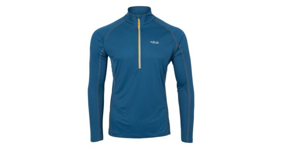 Rab Interval Long Sleeve Crew - Men's, Ink, Small, QBU-40-IK-S