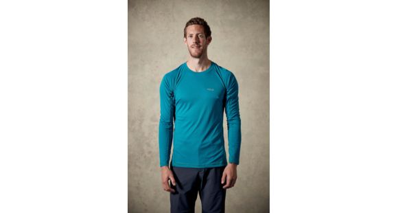 Rab Interval Long Sleeve Crew - Men's, Amazon, 2XL, QBU-40-AZ-XXL