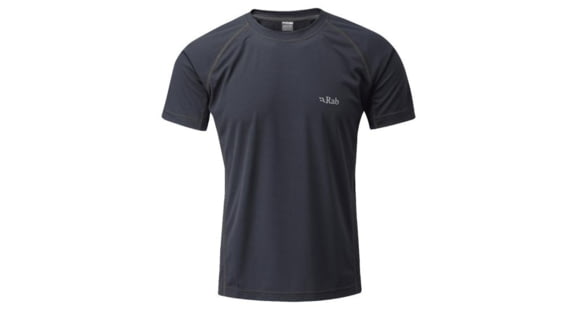 Rab Interval Tee - Men's, Ebony, 2XL, QBT-50-EB-XXL
