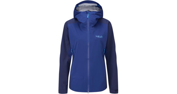 Rab Kinetic Alpine 2.0 Jacket - Women's, Nightfall Blue, 10, QWG-70-NB-10
