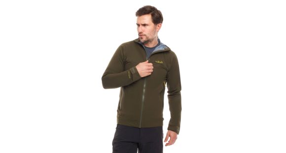 Rab Kinetic Plus Jacket - Men's, Army, Extra Large, QFT-85-AR-XL