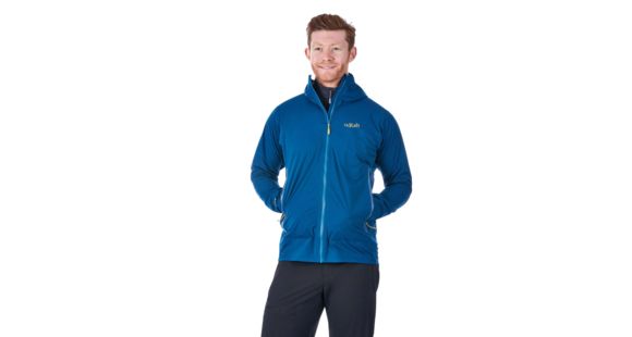 Rab Kinetic Plus Jacket - Men's, Ink, Extra Large, QFT-85-IK-XL