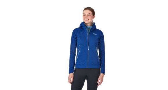 Rab Kinetic Plus Jacket - Women's, Blueprint, 14, QFT-87-BP-14