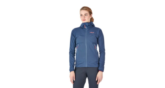 Rab Kinetic Plus Jacket - Women's, Steel, 12, QFT-87-ST-12