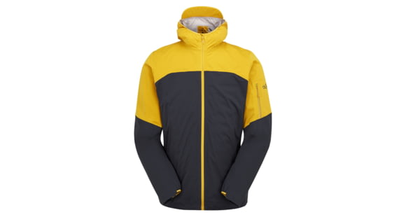 Rab Kinetic Ultra Jacket - Men's, Sahara/Beluga, Small, QWH-13-SBE-SML