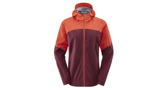 Rab Kinetic Ultra Jacket - Women's, Red Grapefruit/Deep Heather, 10, QWH-14-RGD-10