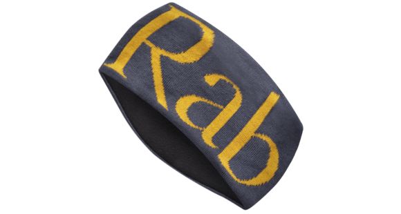 Rab Knitted Logo Headband, Steel / Footprint, One Size, QAA-71-ST