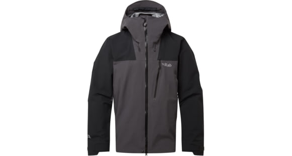 Rab Ladakh GTX Jacket - Men's, Black/Graphene, Medium, QWG-67-BL-M
