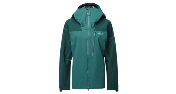 Rab Ladakh Jacket GTX - Women's, Sagano Green/Atlantis, Size 14, QWG-22-SG-14