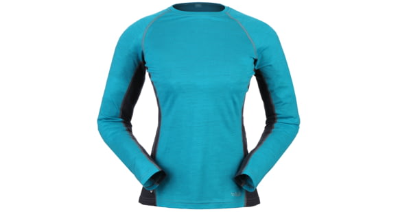 Rab MeCo 120 Long Sleeve Tee - Women's-Aqua-X-Small